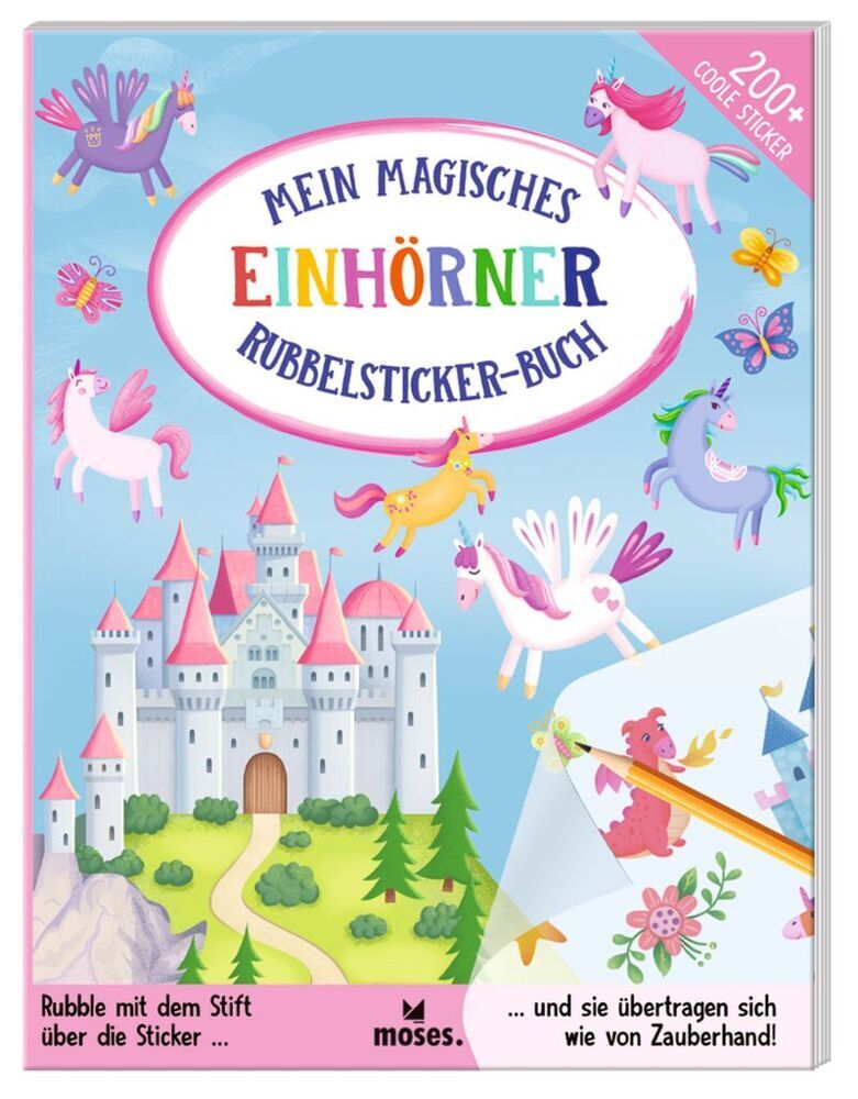Mein magisches Rubbelsticker-Buch Einhörner main product photo