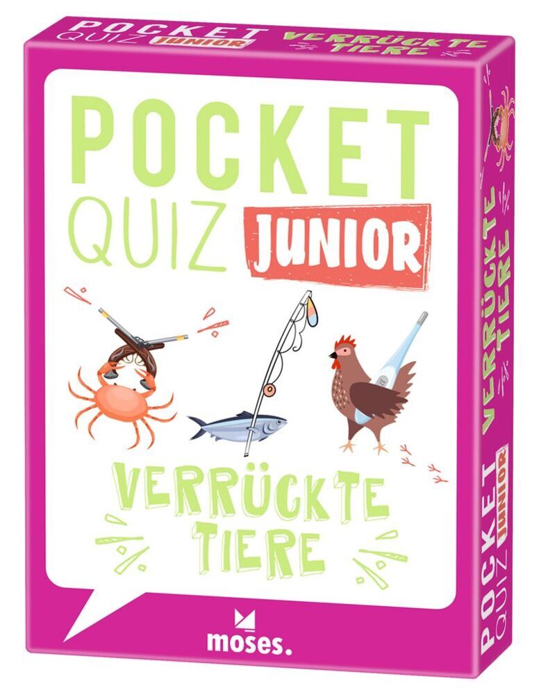 Pocket Quiz junior Verrückte Tiere main product photo