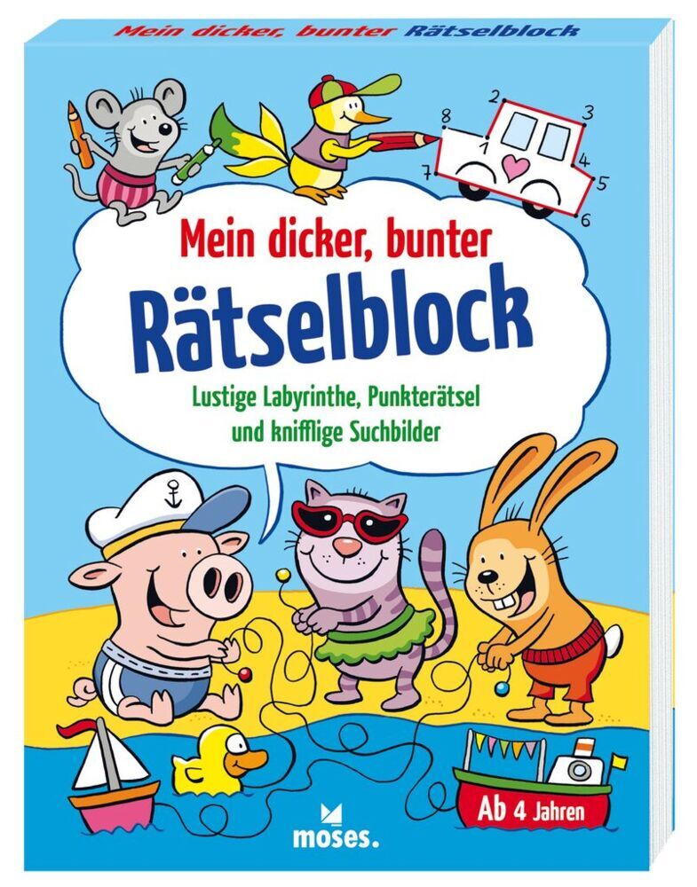 Mein dicker, bunter Rätselblock main product photo