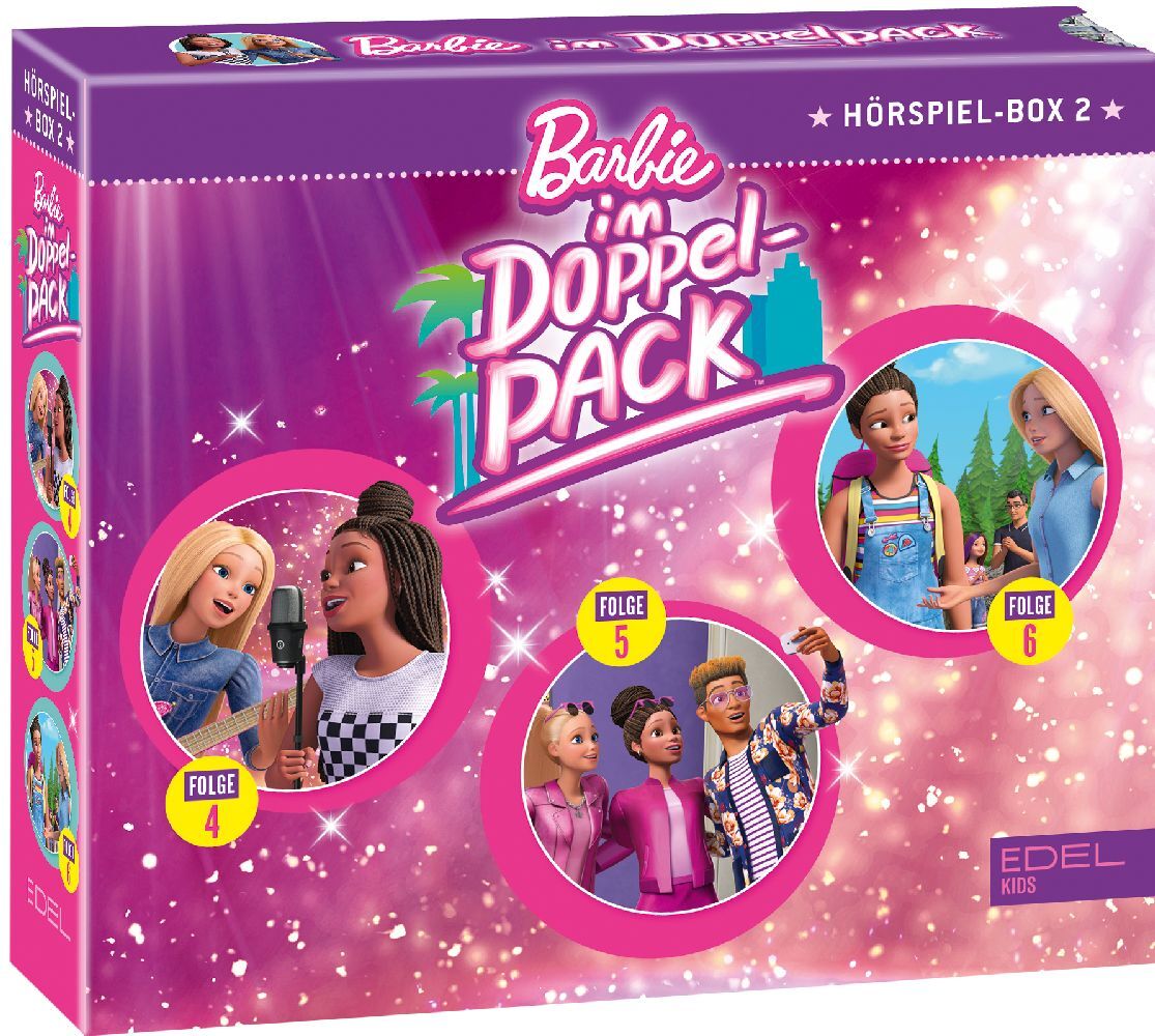 Barbie Hörspiel-Box. Folge.4-6, 3 Audio-CD main product photo