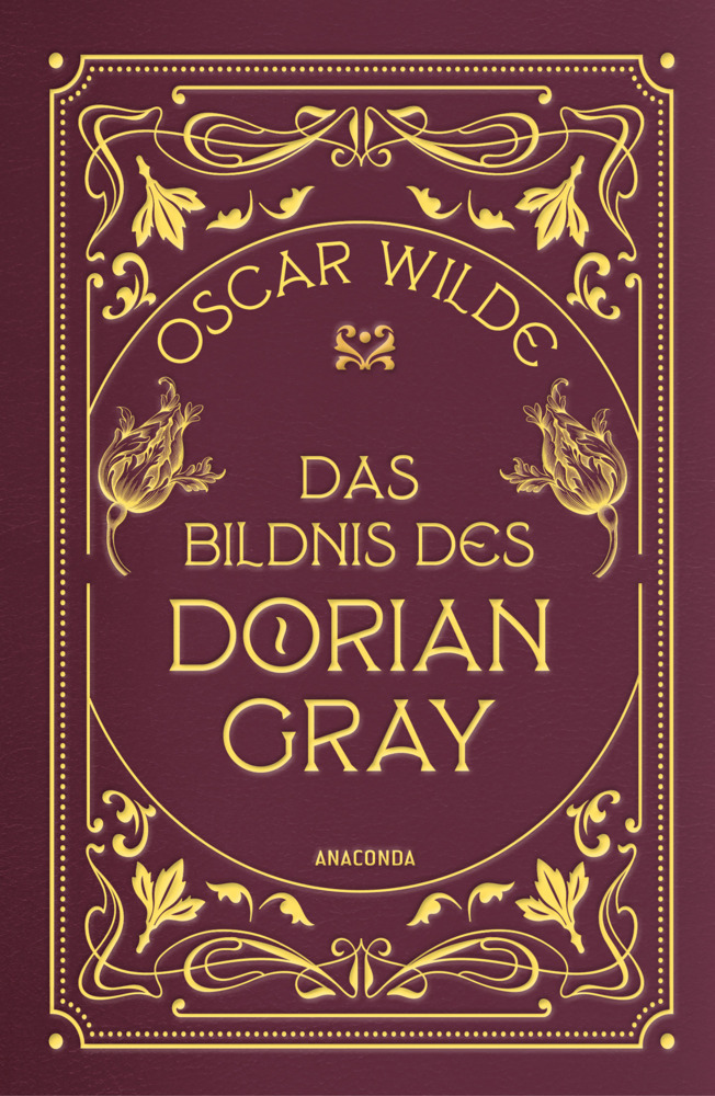 Oscar Wilde, Das Bildnis des Dorian Gray. Gebunden In Cabra-Leder mit Goldprägung main product photo