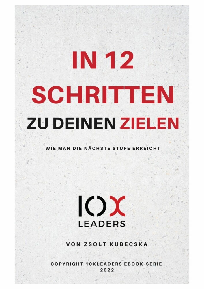 IN 12 SCHRITTEN ZU DEINEN ZIELEN main product photo
