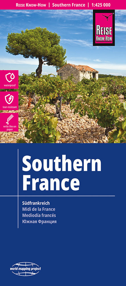 Reise Know-How Landkarte Südfrankreich / Southern France (1:425.000) main product photo
