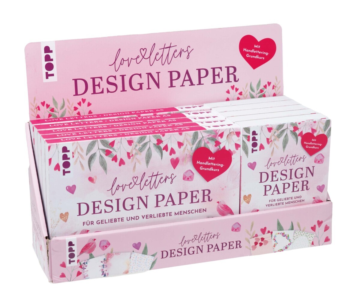 Design Paper Love Letters Display, 2x5 Ex. main product photo