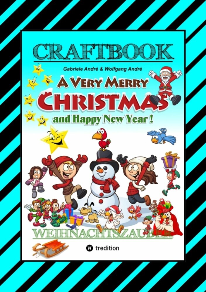 CRAFTBOOK - ZAUBERHAFTE WEIHNACHTSGESCHICHTE - MALBUCH - BASTELBUCH - SPIELEBUCH - KREATIVES ZEICHNEN main product photo