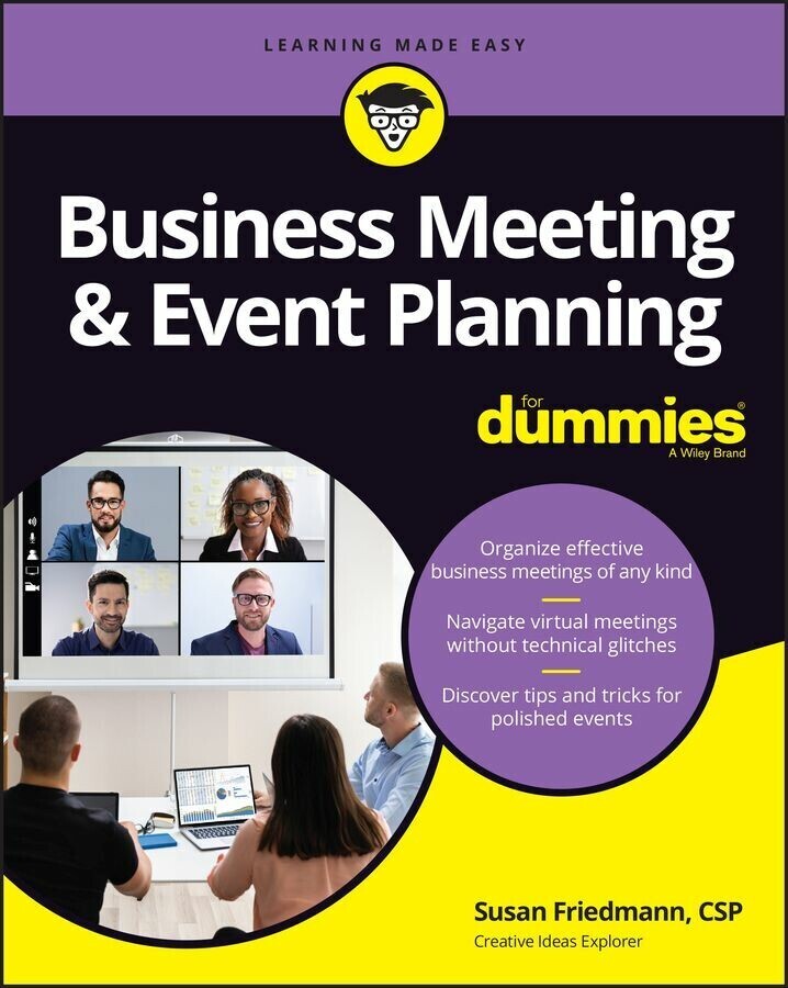 Business Meeting & Event Planning For Dummies main product photo