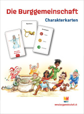 Die Burggemeinschaft - Charakterkarten T, m. 1 Buch, m. 1 Beilage, 2 Teile