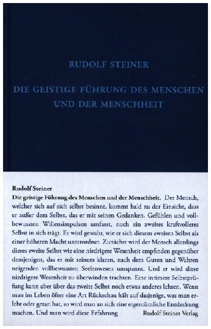 Die geistige Führung des Menschen und der Menschheit main product photo