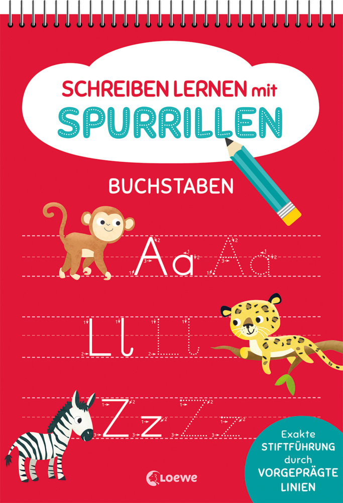 Schreiben lernen mit Spurrillen - Buchstaben main product photo