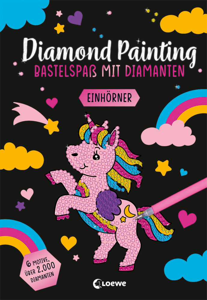 Diamond Painting - Bastelspaß mit Diamanten - Einhörner main product photo