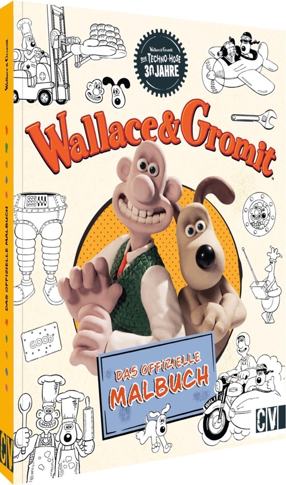 Wallace und Gromit Das offizielle Malbuch main product photo