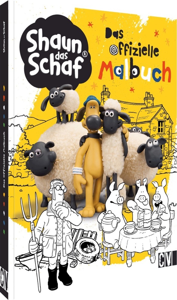Shaun das Schaf Das offizielle Malbuch main product photo