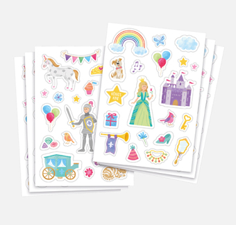 Sticker-Set Prinzessin