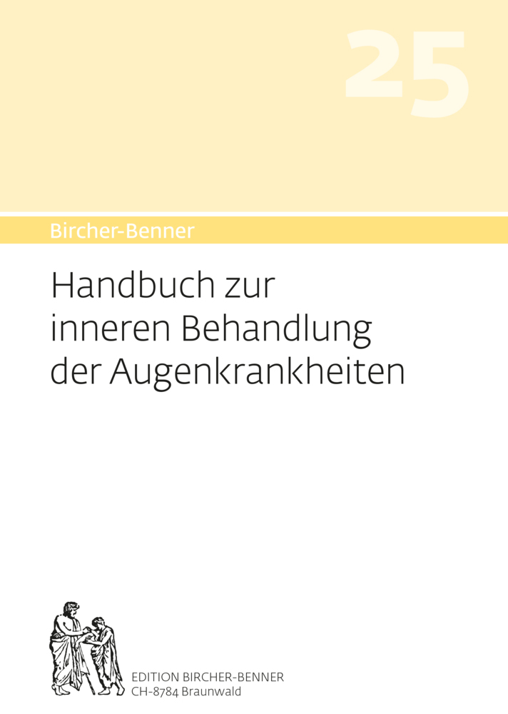 Bircher-Benner Handbuch 25 zur inneren Behandlung der Augenkrankheit main product photo
