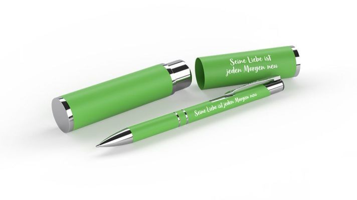 Kugelschreiber im Etui - Seine Liebe ist jeden Morgen neu main product photo