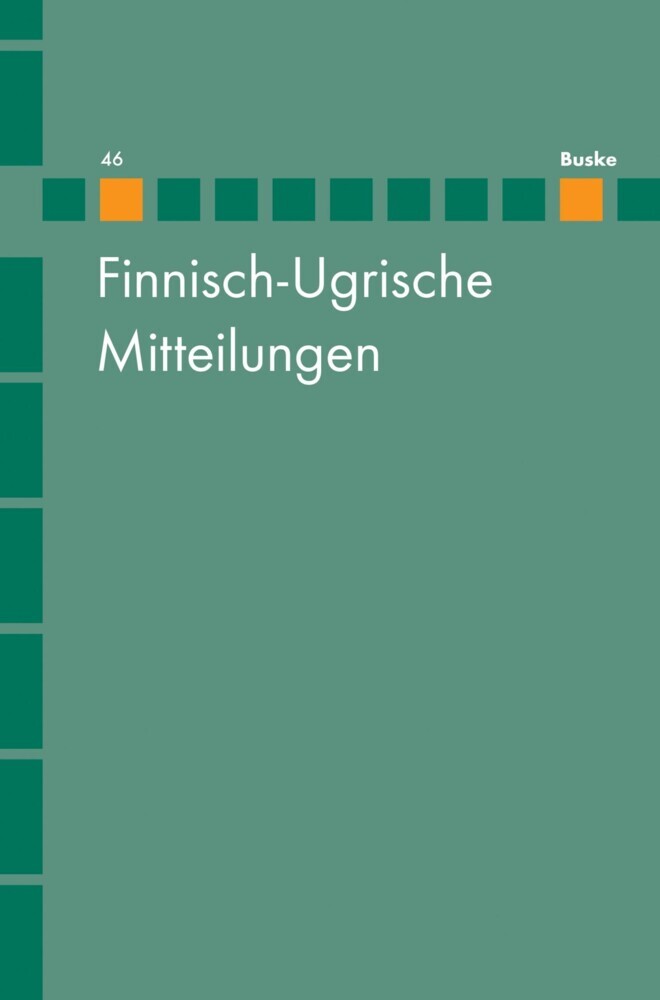 FInnisch-Ugrische Mitteilungen Band 46 main product photo