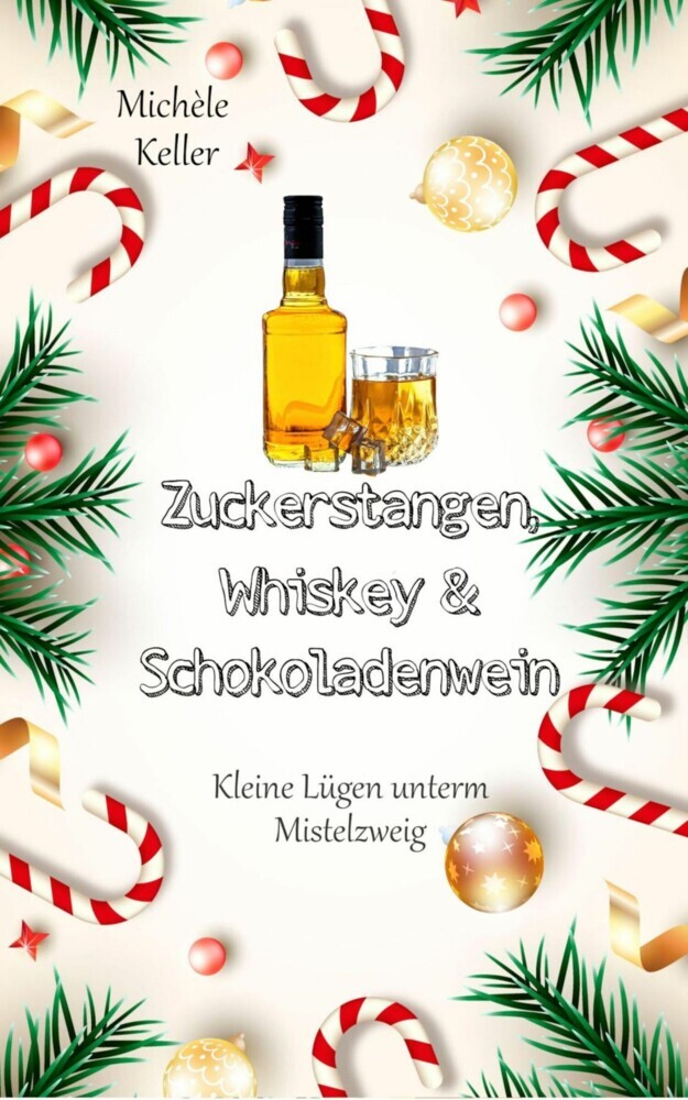 Zuckerstangen, Whiskey und Schokoladenwein. main product photo