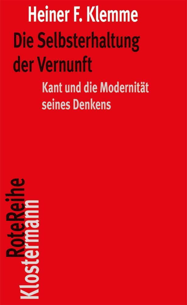 Die Selbsterhaltung der Vernunft main product photo