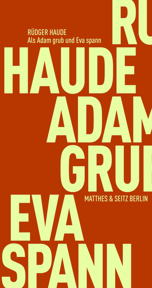 Als Adam grub und Eva spann main product photo