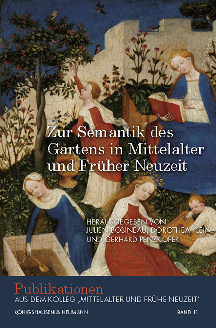 Zur Semantik des Gartens in Mittelalter und Früher Neuzeit main product photo