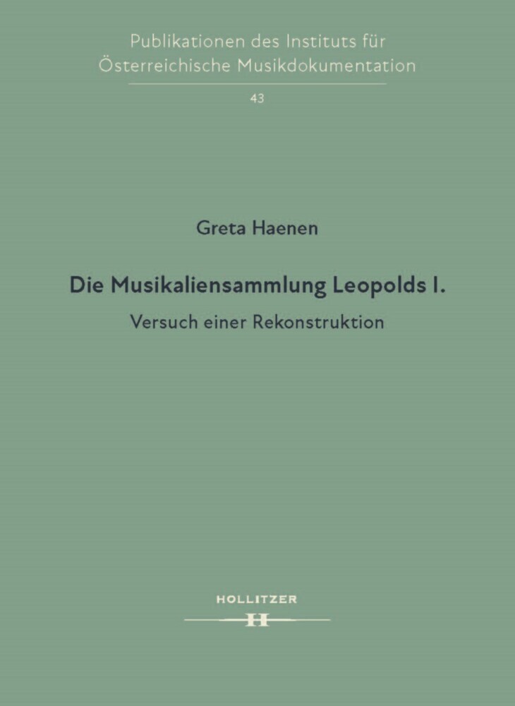 Die Musikaliensammlung Leopolds I. main product photo