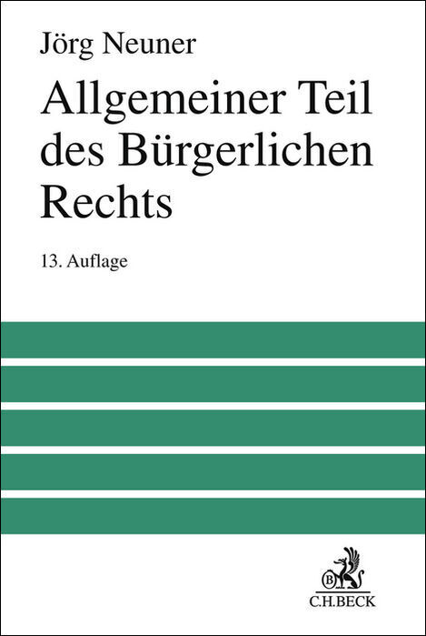 Allgemeiner Teil des Bürgerlichen Rechts main product photo