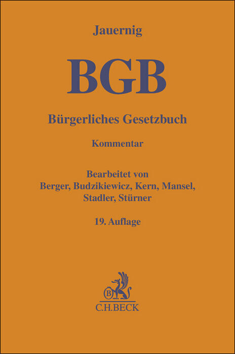 Bürgerliches Gesetzbuch main product photo