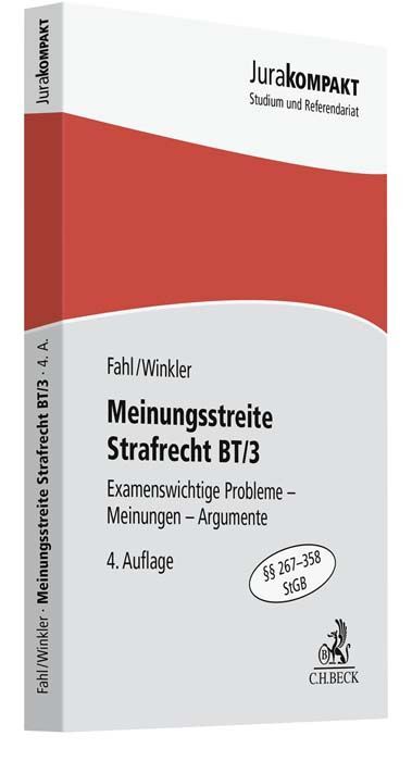 Meinungsstreite Strafrecht BT/3 main product photo