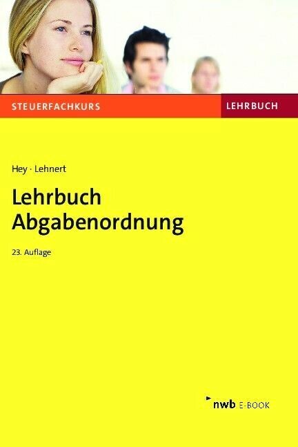 Lehrbuch Abgabenordnung main product photo