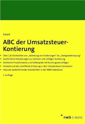 ABC der Umsatzsteuer-Kontierung