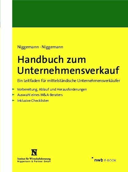 Handbuch zum Unternehmensverkauf main product photo