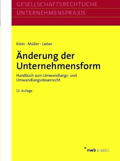 Änderung der Unternehmensform main product photo