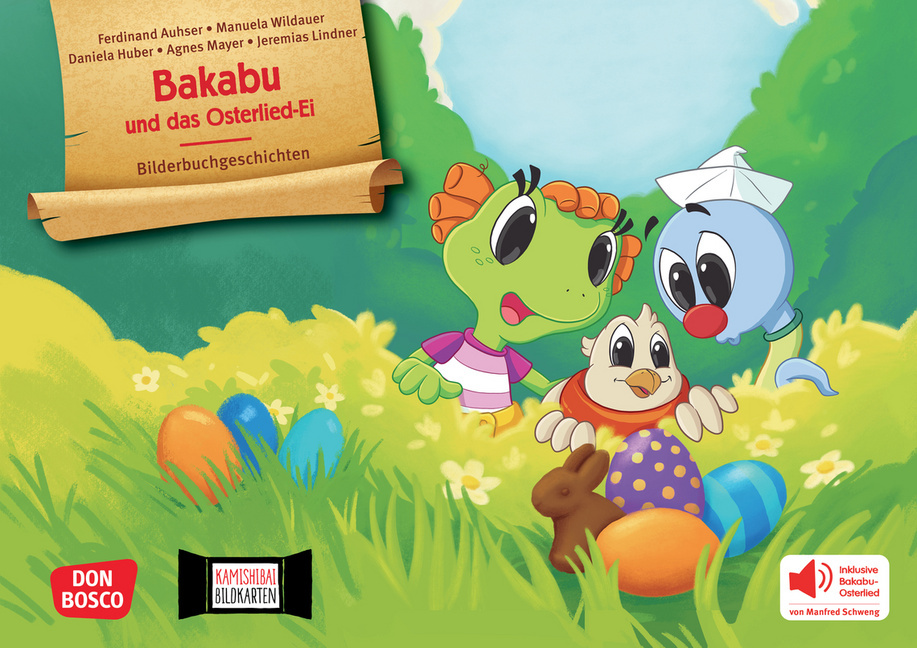 Bakabu auf der Suche nach dem Osterlied-Ei. Kamishibai Bildkartenset, m. 1 Beilage main product photo