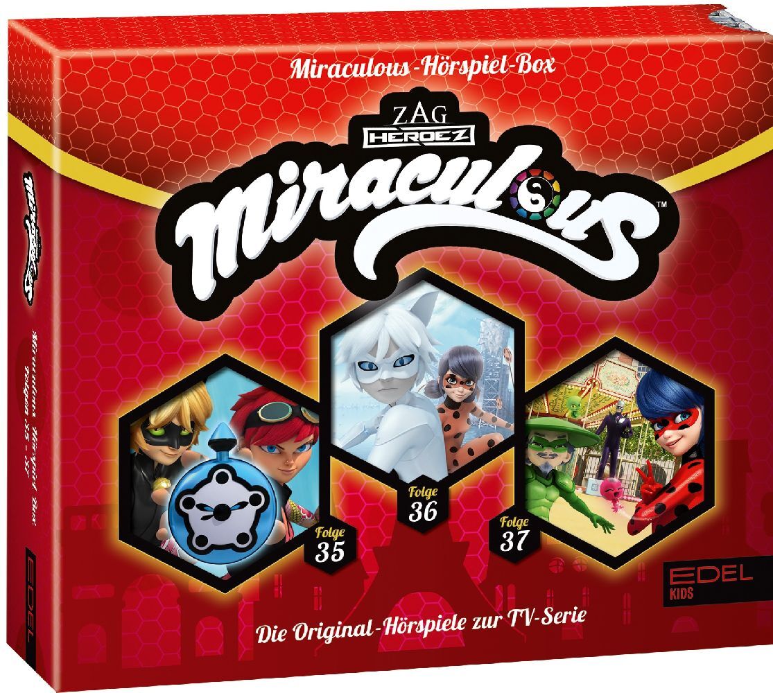 Miraculous - Geschichten von Ladybug & Cat Noir. Folge.35-37, 3 Audio-CD main product photo