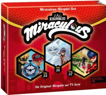 Miraculous - Geschichten von Ladybug & Cat Noir. Folge.35-37, 3 Audio-CD