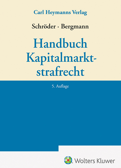 Handbuch Kapitalmarktstrafrecht main product photo