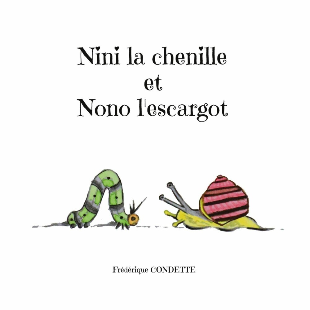 Nini la chenille et Nono l'escargot main product photo