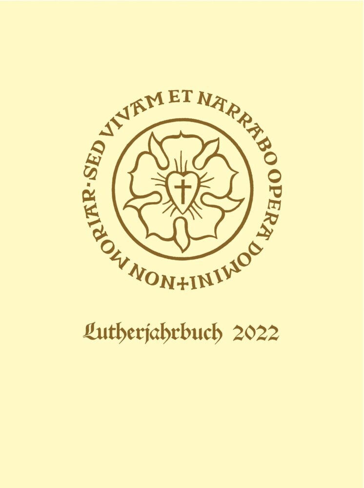 Lutherjahrbuch 89. Jahrgang 2022 main product photo