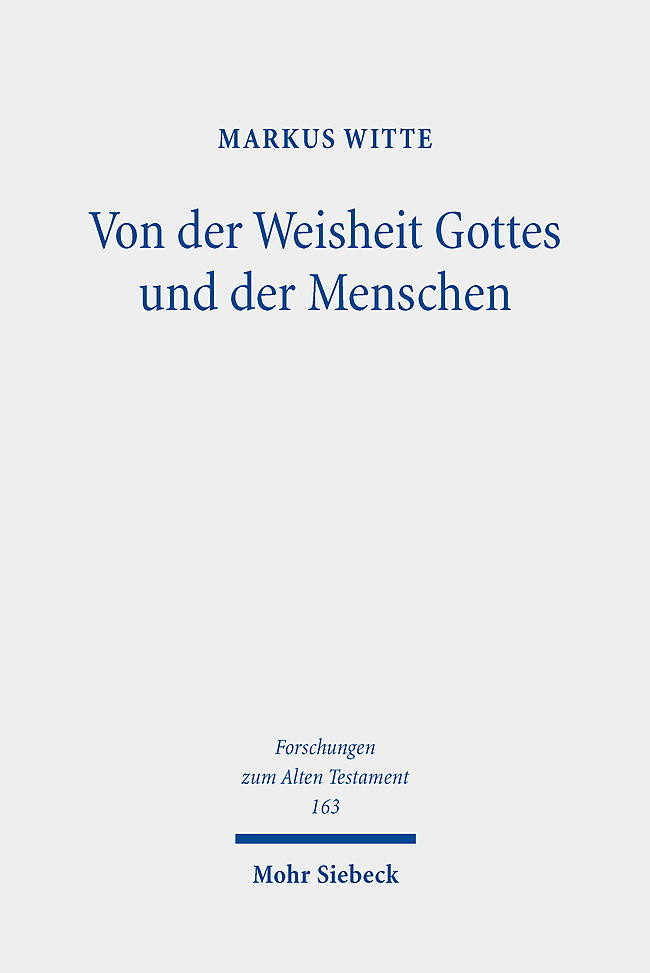 Von der Weisheit Gottes und der Menschen main product photo