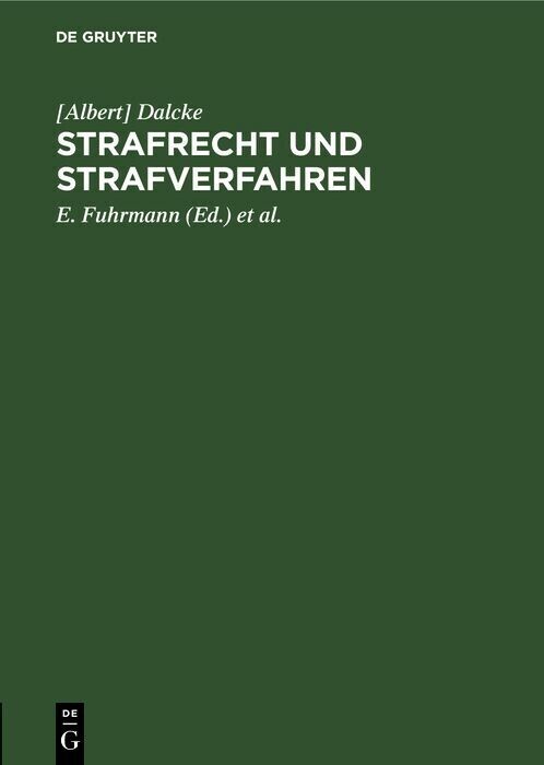 Strafrecht und Strafverfahren main product photo