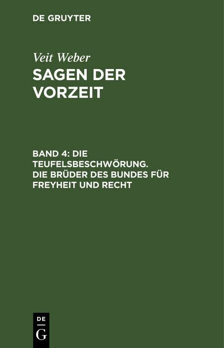 Die Teufelsbeschwörung. Die Brüder des Bundes für Freyheit und Recht main product photo