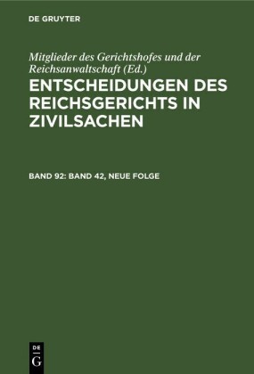 Band 42, Neue Folge