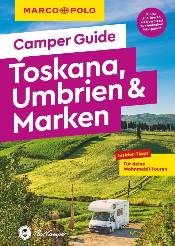 MARCO POLO Camper Guide Toskana, Umbrien & Marken main product photo