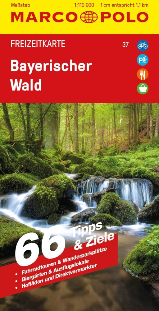 MARCO POLO Freizeitkarte 37 Bayerischer Wald 1:110.000 main product photo
