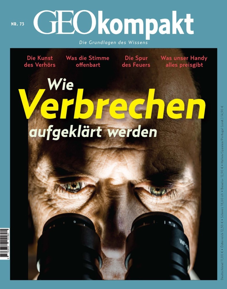 GEOkompakt / GEOkompakt 73/2022 - Forensik - Wie Verbrechen aufgeklärt werden main product photo