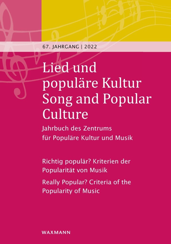 Lied und populäre Kultur / Song and Popular Culture main product photo