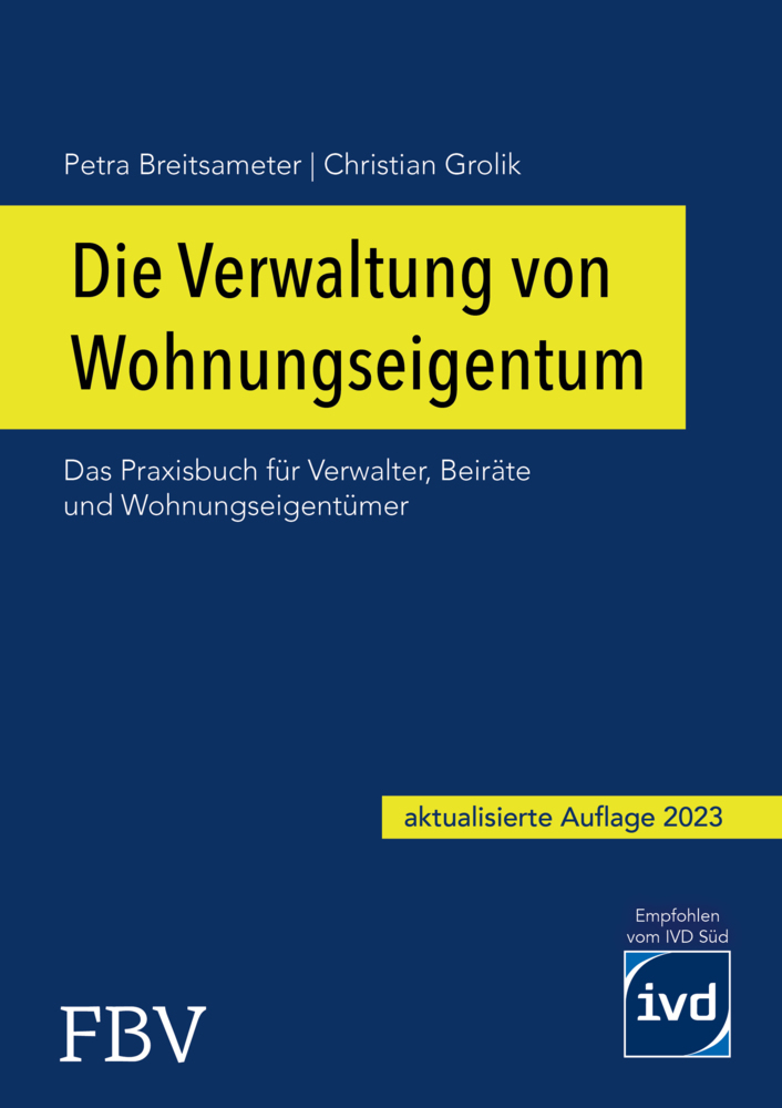 Die Verwaltung von Wohnungseigentum main product photo