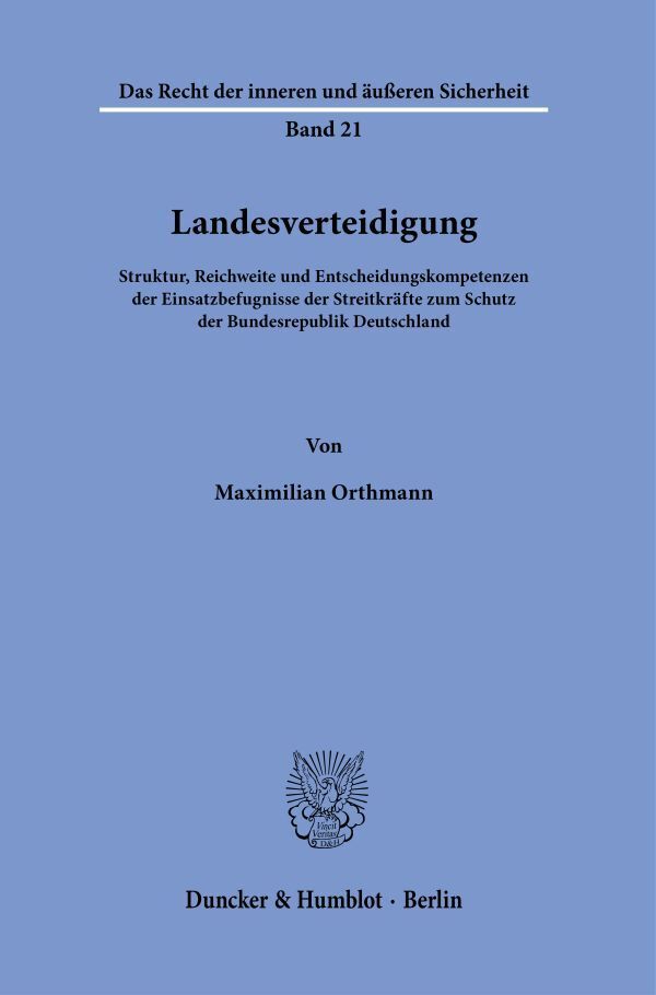 Landesverteidigung. main product photo