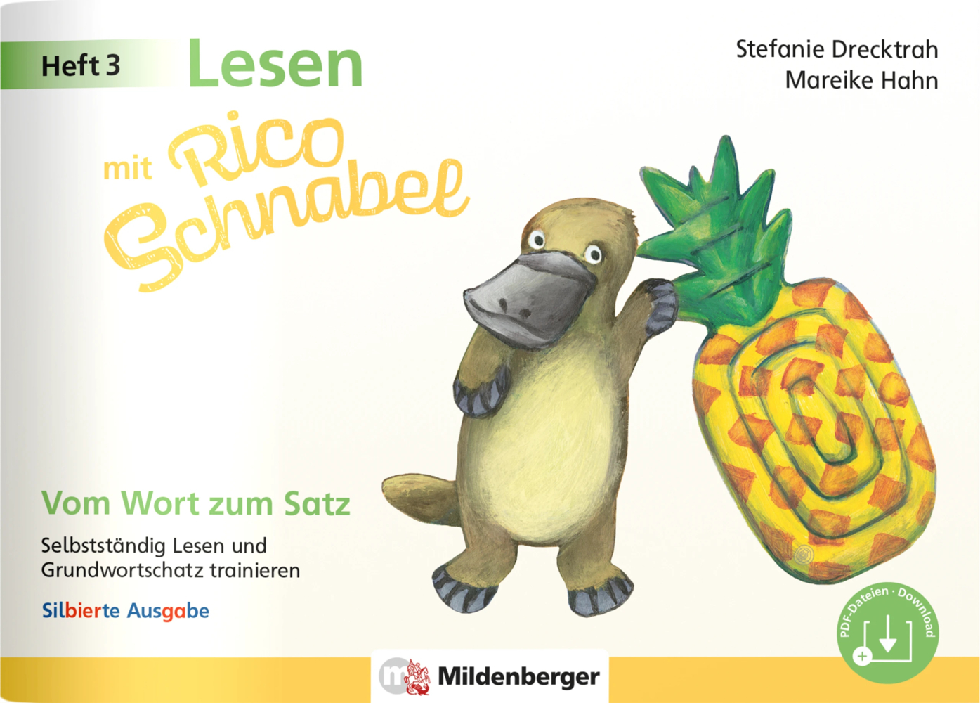 Lesen mit Rico Schnabel, Heft 3: Vom Wort zum Satz - silbierte Ausgabe main product photo