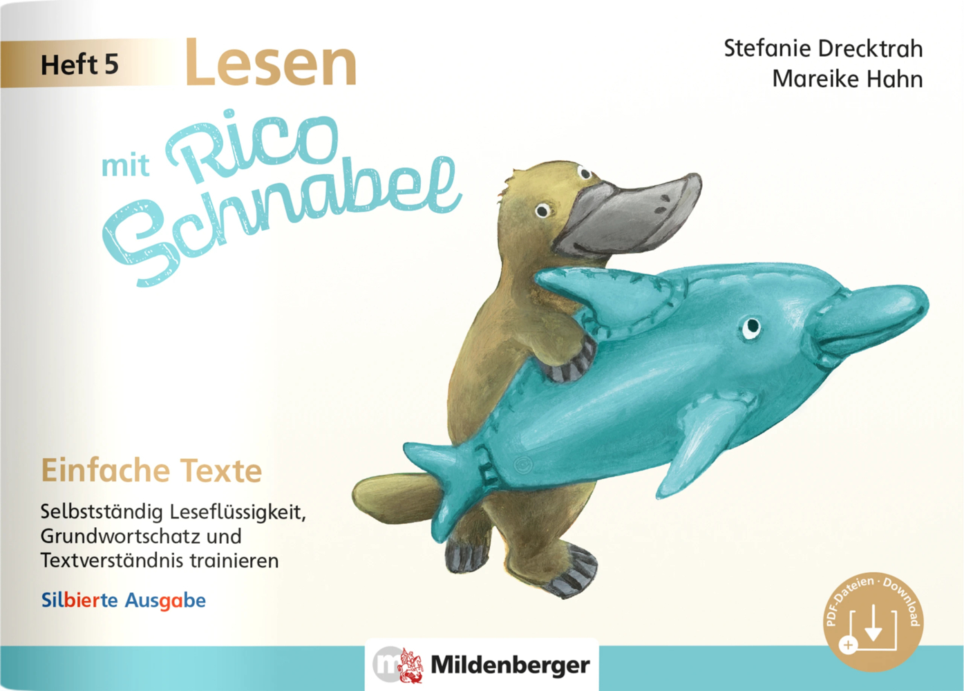 Lesen mit Rico Schnabel, Heft 5: Einfache Texte - silbierte Ausgabe main product photo